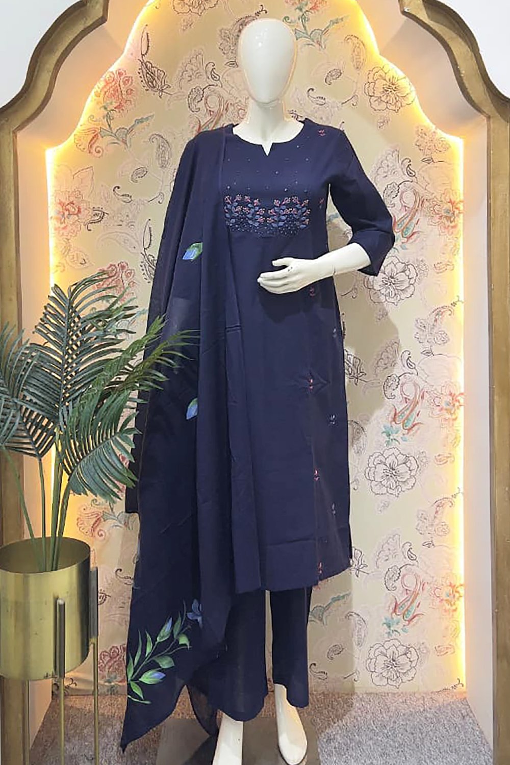 Pure Cotton Handwork Kurta Set