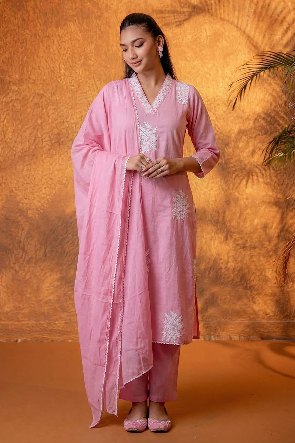 Cotton Embroidery Dress